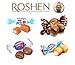 Roshen Toffee Candy Caramel Candy Soft Caramels Individually Wrapped Russian Candy Assortment: Milky Splash Soft Candy, Milk Coffee Caramel, Chocolate Covered Caramels Bundle with Ukraine Doll Magnet