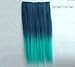 X&Y ANGEL Two Tone One Piece Straight Synthetic Thick Hair Extension Clip-on Hairpieces