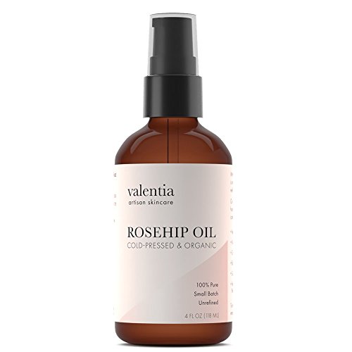 Valentia Organic Rosehip Seed Oil (4oz) Pure & Cold-Pressed Beauty & Personal Care, Skin Care, Body, Moisturizers, Oils