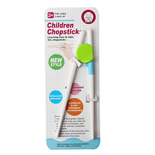 WODE Shop 2 Pairs Kids Chopsticks Children Training Chopsticks(Pink and Green) - Thumbnail 6