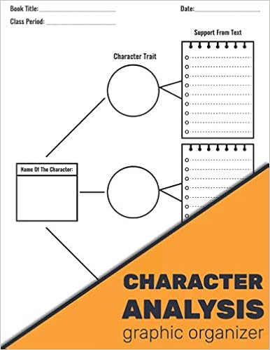Character Analysis Graphic Organizer For Teachers Parents To Use During Prewriting For A Character Analysis Essay Large 8 5x11 Inches From 5th To 12th Grade Pubs Writes Creative Writing