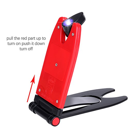 LEDMOMO Reading Light - Clip on LED Book Reading Light in Bed, Great Birthday Christmas Gifts for Book Lovers, Pack of 4