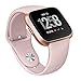 Pedfsy Band Compatible Fitbit Versa, Soft Silicone Strap Replacement Sport Wristband Bracelet for Fitbit Versa Watch, Small, Wine Red