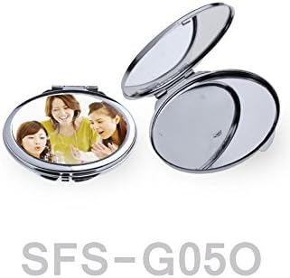 10 Pcs SUBLIMATION OVAL POCKET MIRROR HEAT TRANSFER