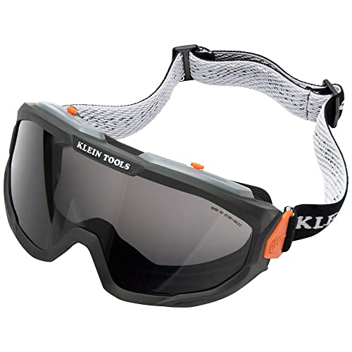 Klein Tools 60480 Safety Goggles, Tinted Gray Lens