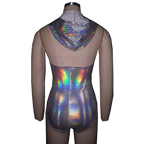 Pinda Summer Musical Festival Rave Clothes Holographic Hooded