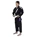 Elite Sports IBJJF Ultra Light BJJ Brazilian Jiu Jitsu Gi for Kids with Preshrunk Fabric and Free Belt, Black