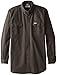 Carhartt Men's Big Oakman Long Sleeve Work Shirt, Gravel, 3X-Large