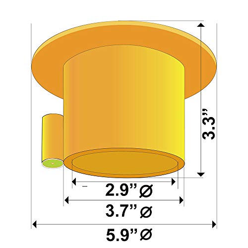 image for KAYCENTOP Heavy Duty Fifth Kingpin Lock Steel 5Th Wheel Security Anti 