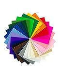 1.2mm Wool Craft Felt Sample Bag: 52 pieces of 2 3/4