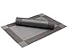 Homcomdoa Placemats Set of 6 for Dining Table Vinyl Gray Place Mats Easy to Clean Table Mat for Kitchen Table.