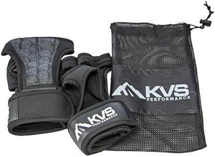 Crossfit Weightlifting Gloves (Black, Medium)