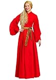 Fun Costumes Plus Size Buttercup Peasant Dress Costume 2X Red