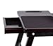 Sofia + Sam Multi Tasking Laptop Bed Tray | Supports Laptops Up to 18 Inches | Walnut (Left Handed Tray)