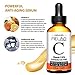 Natural Vitamin C Serum for Face, Organic Anti-Aging Topical Facial Serum, 20% Vitamin C + E