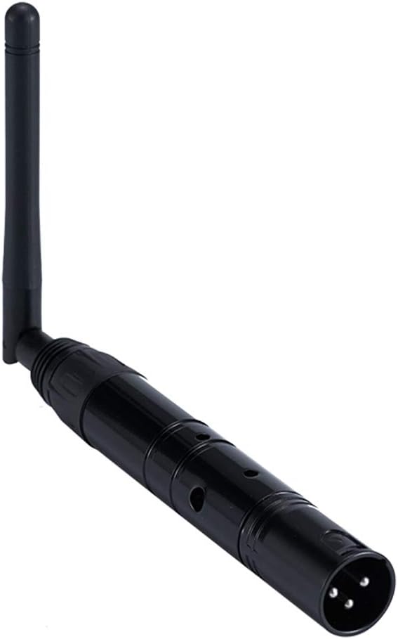 HuiKai 2.4G Wireless DMX512 Transceiver DMX Transmitter Receiver Stage Lighting Party Light Control Accessories 126 Channels Jumping Frequency