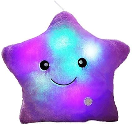 Amazon Com Tickos Plush Pillow Night Light Led Star Pillow