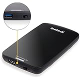 Inateck 2.5 Inch USB 3.0 Hard Drive Disk HDD External Enclosure Case with usb 3.0 Cable for 9.5mm 7mm 2.5" SATA HDD and SSD, Tool-free (FE2001)