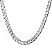 Dancing Stone 9mm 11mm 13mm Wide Stainless Steel Necklace Cuban Curb Link Chain Silver-13 mm 22 inch