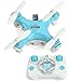 oneCase Cheerson CX-STARS 2.4G 4 Channel Colorful LED RC Mini Quadcopter Pocket Drone Helicopter UFO - Light Blue