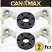 Canamax Heavy Duty 285753A Motor Coupling METAL Core - Compatible with Kenmore Whirlpool Washers - Replaces AP3963893 PS1485646 1195967 285753AVP 21003 280152 85140 285743 LSQ7030LQ0 - Pack of 2