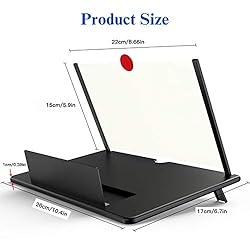 12" Screen Magnifier – 3D HD Cell Phone Magnifing
