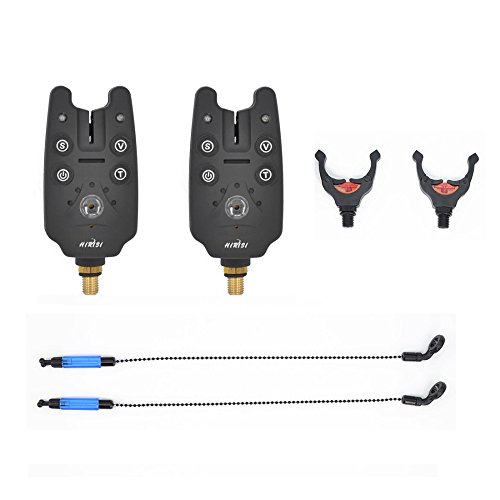 Hirisi Tackle – Kit D’accessoires Pour Pêche à La Carpe – Avec Porte-canne, Buzz Bar, Pique, écureuil Et Alarme