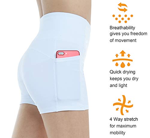 image for THE GYM PEOPLE Compression Short Yoga Shorts Women Super Lightweight 