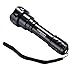 Forrader S20 CREE XM L2 U3 Adjustable Focus Zoomable Portable LED Flashlight 5 Mode White Light, Black (Flashlight Only)