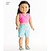 Simplicity 8190 American Girl 18'' Doll Beach Clothing Sewing Patterns