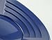 SE 14 Inch Gold Panning Pan - Dual Riffles for Easier Mining and Prospecting, Blue