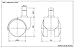 Rolland Office Chair Caster Wheel for Hardwood Floor - Stem Diameter: 11mm, Stem Length: 22mm - 5 Unit/Pack