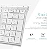 Wireless-Keyboard-and-Mouse-Combo-Sonkir-K-18-24GHz-Ultra-thin-Aluminum-Full-size-Keyboard-with-Free-Cover-Film-3-Adjustable-DPI-Mouse-Set-for-Windows-Laptop-PC-Computer-Smart-TV-Silver Wireless Keyboard Mouse Combo, Sonkir K-18 Full-Size Ergonomic 2.4G Cordless Keyboard with Protective Film and Silent…