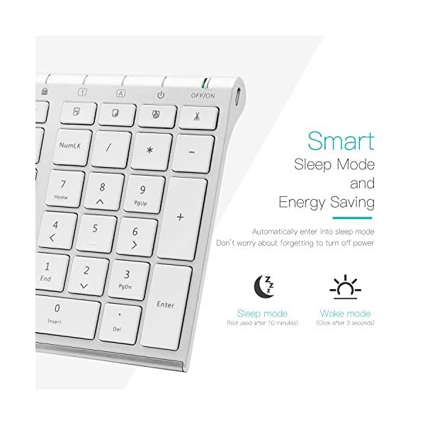 Wireless-Keyboard-and-Mouse-Combo-Sonkir-K-18-24GHz-Ultra-thin-Aluminum-Full-size-Keyboard-with-Free-Cover-Film-3-Adjustable-DPI-Mouse-Set-for-Windows-Laptop-PC-Computer-Smart-TV-Silver Wireless Keyboard Mouse Combo, Sonkir K-18 Full-Size Ergonomic 2.4G Cordless Keyboard with Protective Film and Silent…