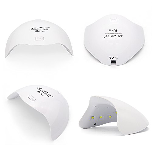 image for LKE 24W Gel Nail Polish Curing Lamp Fashionable Unique Mask Shape Dura