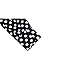 uxcell Men's Shirts Polka Dots Long Sleeve Slim Fit Printed Black Dress Button Down Shirt 44