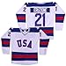 Mike Eruzione #21 1980 Miracle On Ice USA Hockey Christmas Jersey