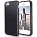 Ailun Phone Case for iPhone 5s,iPhone SE,iPhone 5,Shock-Absorption Bumper,Anti-Scratch,Fingerprint&Oil Stain Shell Soft Dual Color TPU Back Cover[Pureblack]