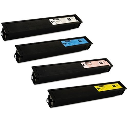 Compatible Replacement for Toshiba TFC-28K, TFC-28C, TFC-28M, TFC-28Y Four Pack of Color Toner Cartridges.