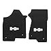 Fits 2003-2007 H2 Hummer Ebony Black Floor Mats - Silver H2 Logo