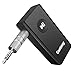 Cootway Bluetooth Receiver 3.5mm Aux Bluetooth Adapter for Home / Car Audio System ( HiFi Stereo Sound Quality, Hands-Free Calling, Microphone ),Wireless Car Adapter
