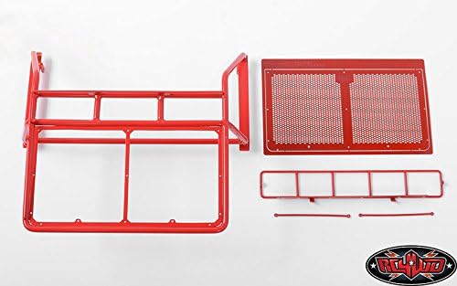 Roof Rack, Rollbar, Light Bar Combo for RC4WD Chevy Blazer Body (Red) (VVV-C0358)