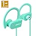 Wireless Bluetooth Headphones, Wireless Sports Earphones with Mic, Stereo Earbuds with Bass, Noise Cancelling Headsets, Portable Waterproof Running Earphones 8 Hour Battery for Men Women, Mint-green
