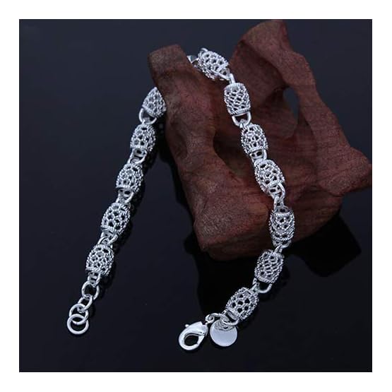 Aland-Womens-925-Sterling-Silver-Hollow-Chain-Bracelet-Charm-Wrist-Bangle-Clasp-Gift Aland-Womens-925-Sterling-Silver-Hollow-Chain-Bracelet-Charm-Wrist-Bangle-Clasp-Gift