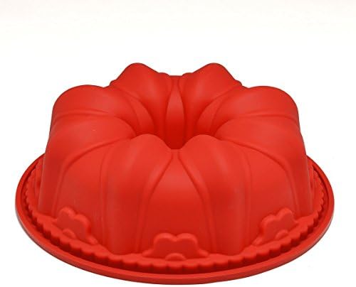 Fluted Bundt Cake Mold For Cake, Jelly, Bread Bunt Pan - FDA Approved Food Grade Silicone 100% BPA Free