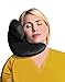 J-Pillow Travel Pillow - British Invention of The Year, 2020 Version with Increased 3D Support - Stops Your Head from Falling Forward. (Black)
