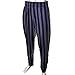 Otomix Men's Baggy Bodybuilding Workout Pants Charcoal Stripe (Large)
