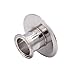 DERNORD Sanitary Concentric Reducer Tri Clamp Clover Stainless Steel 304 Sanitary Fitting End Cap Reducer (Tri Clamp Size: 3 inch x 1.5 inch)