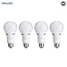 Philips LED 3-Way A21 Frosted Light Bulb: 1600-800-450-Lumen, 2700-Kelvin, 18-8-5-Watt (100-60-40-Watt Equivalent), E26D Base, Warm White, 4-Pack