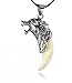NYKKOLA Fashional Wolf Tooth Necklace Steel Domineering Pendant for Men